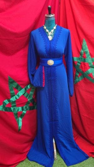 caftan marocain porté une fois