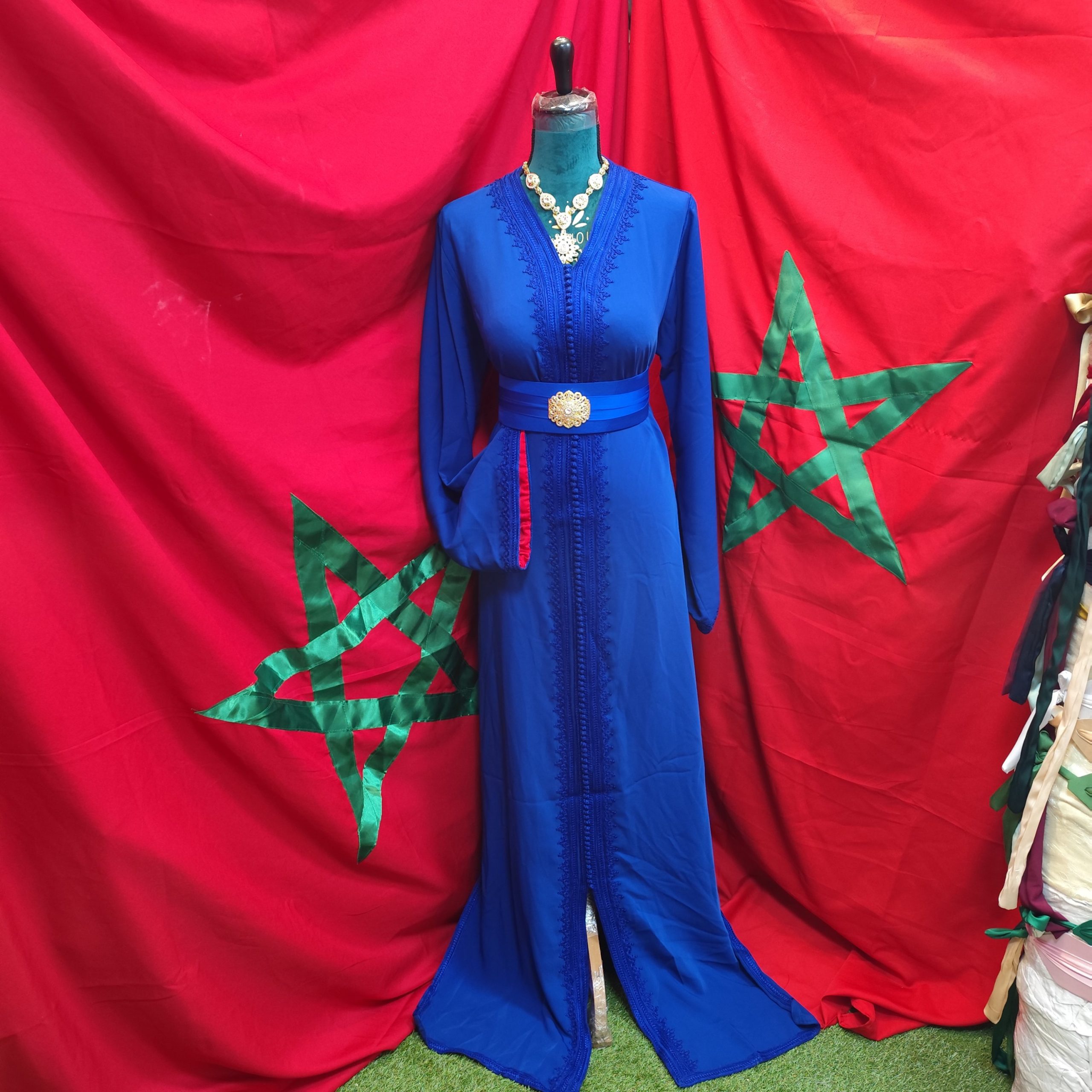 caftan marocain porté une fois